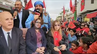 تجار شارع مراكش في موعد مع التاريخ...أجواء الاحتفالات بذكرى المسيرة الخضراء المظفرة