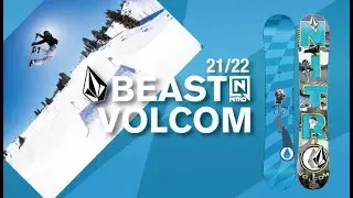 ナイトロ スノーボード 【ビースト x ボルコム】21-22 NITRO BEAST&times;VOLCOM （日本語字幕入り）FIS王者マーカスクリーブランドも愛用するキングオブフリースタイルボードを紹介