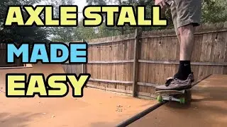  Axle Stall&rsquo;s on a Mini Ramp | Easy Skateboarding Trick Tutorial