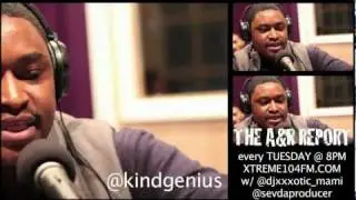 Elus aka @kindgenius  live freestyle on THE A&R REPORT