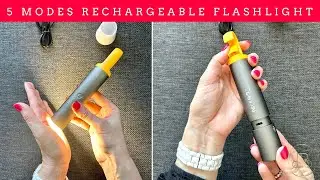 Brighten Your Adventures with Rechargeable Zoomable LED Flashlight