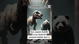 top 10 hybrid animals that actually exist meme 🤯🧬 #short#hybrids #fusion #memas