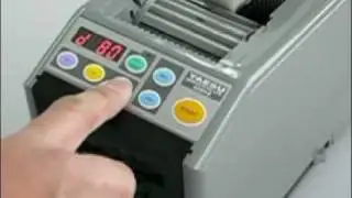 Adjust tape length with ZCUT-9 automatic tape dispenser