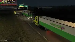 Ночной Экспресс ВТК NSK Transport Company, рейс Огден - Сидар-Сити