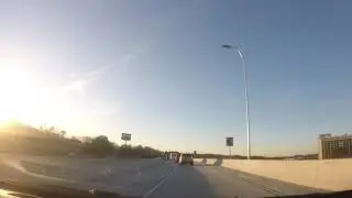 Drive through Atlanta on I-75/85 Northbound