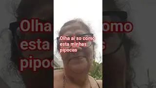 olha s&oacute; como est&aacute; linda minhas pipocas. #REGISTRO DE VIDA. #criadora de conte&uacute;do