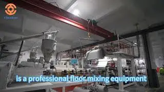 We use advanced mixing equipment#spc flooring