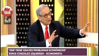 Jorge Gonzales Izquierdo Analiza el Sistema Nacional de Pensiones - SNP DL 19990 -19OCT'17