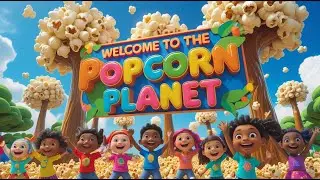 Welcome to the Popcorn Planet | Fun Food Rhyme for Kids | Rhyme Land