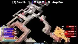 Stream cs 1 6  AWP PRO  vs  2 S a c S [F7-T.m]_Sbr
