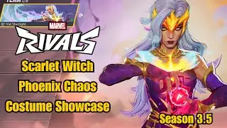 Scarlet Witch | Phoenix Chaos Costume Showcase | Marvel Rivals Season 3.5