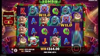 Zombie Carnival - New Slot Bonus Hunt $80 Spins -  Maybe a  Success ✔️ #slots  #hugewin