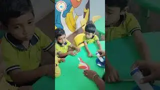 Hands-on learning with parrot art 🦜✨||#ParrotCraft #KidsArtActivity #ArtAndCraftForKids