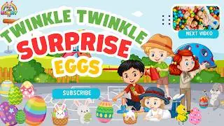 TWINKLE TWINKLE &ndash; Surprise Eggs Peekaboo 🥚🎵  Cute Monsters Dance  Kids Songs & Nursery Rhymes