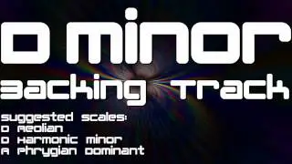 D Minor Backing Track: Muse Style, Space Rock, Modern Alternative Rock