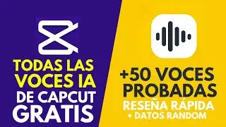 Voces IA de CapCut 100% Gratis ILIMITADAS &ndash; TODAS las Voces Realistas (M&aacute;s de 50) &iexcl;PROBADAS!