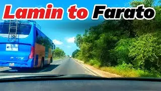 Riding from Lamin to Farato The Gambia
