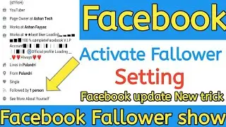 How to show Facebook fallower (2021)