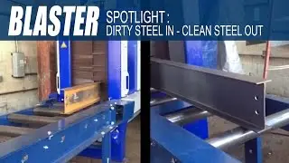 Ocean BLASTER shot blasting system - side by side comparison