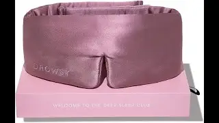 Transform Your Sleep with DROWSY Silk Sleep Mask!