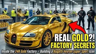 Inside the 24K Gold Factory – Building a Bugatti Veyron Super Sport Icon