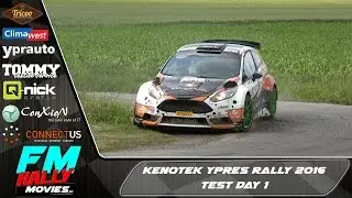 Kenotek Ypres Rally 2016 | TEST | Lukyanuk - Cherain - Demaerschalk - Van Rompuy - Bruneel [HD]