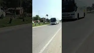POV : Volvo 9400 B8R Horn Sound 🥹 || Chartered Astc volvo ❤️ || #trending #bus