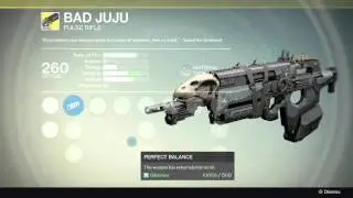 Destiny Exotic Weapon (Bad Ju Ju)