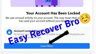 How To Unlocked Facebook Locked Account | Falak Shakeel Tricks