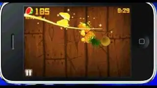 Fruit Ninja Iphone Ipod touch App Gameplay