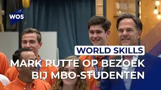 Mark Rutte op bezoek bij mbo-studenten