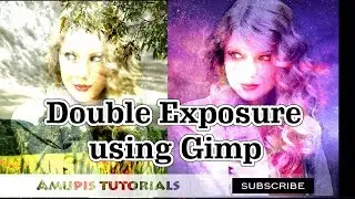 Double_Exposure_Effect_using_Gimp ll double exposure || Gimp tutorials