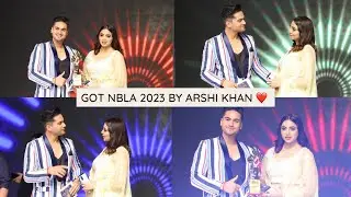 Bigg Boss fame Arshi khan and Shefali Bagga in the house 🤩 | Got NBLA 2023 🏆
