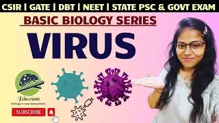 Basic Biology Series: Virus || Virus Structure in 10 min | #Microbiology #Virus #NEET #CSIR #Biology