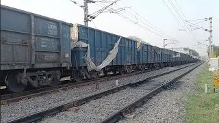 Worst fixed tarpaulin for BOXN freight train || Indian Railways