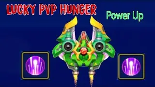 Space shooter pvp Hunger mode - lucky math with Ceberus upgrade Power up