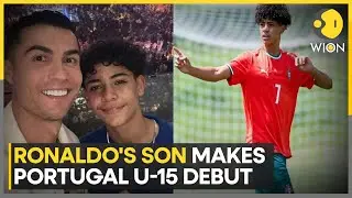 Cristiano Ronaldo's 15-Year-Old Son Makes Portugal U-15 Team Debut, Ronaldo 'Proud Of Son' | WION
