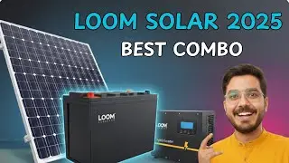 Loom Solar HJT Panels | Loom Solar hybrid inverter | Loom Lithium battery | Best Inverter Battery