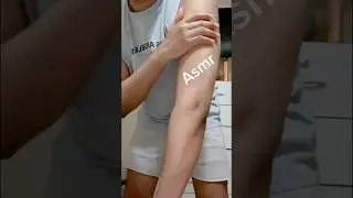 Arm ASMR | Jock Rubbing Sounds to Help You Relax #Shorts #ArmASMR #JockASMR #Relaxation #MaleASMR