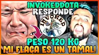 😰 Kingteka Reacciona al Mensaje de InvokedDota a Iwo! 😱🔥 Peso 120Kg mi Flaca es un Tamal!