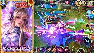 CONSORT YU | 11 KILL MVP HIGH RANK BEST BUILD HONOR OF KINGS GAMEPLAY