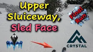 Final Descent of the Day 🅿️ | Fast Groomers & Spring Cat Tracks | Crystal Mountain Ski Out