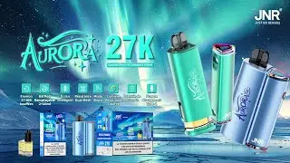 JNR Aurora 27K Puffs Disposable Vape TPD Certified Refillable Pod System Vape Factory Direct pgvape