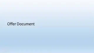 MF - Offer Document