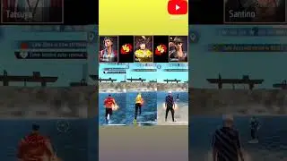 TATSUYA VS KELLY VS SANTIN0VERSUS💥 | CHARACTER ABILITYTEST | SPEED ABILITY TEST FF#shots