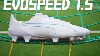 Puma EvoSpeed 1.5 football boots white/blue TEPY.PL