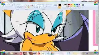 Recoloring - Rouge the bat to Angela the AngelCat