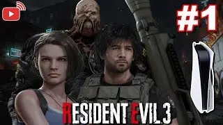 Resident Evil 3 Remake PS5 Hardcore Mode Gameplay | Jill vs Zombies (HD Walkthrough)