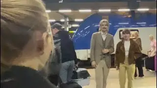 Еду к сыну после двух дней работы. 