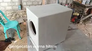 Cara membuat box subwoofer mini scoop 6 inchi dari kayu solid dengan ketebalan 2,5 cm